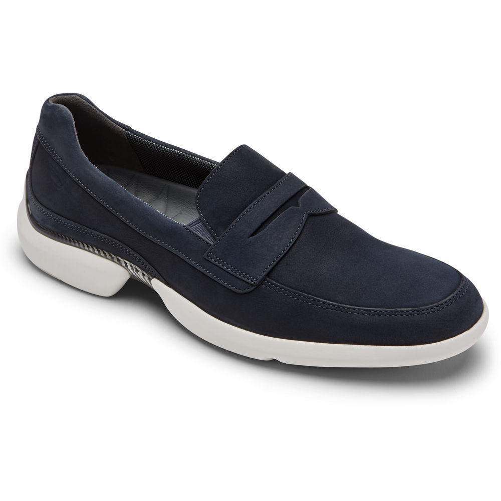 Rockport Loafers Herr Blå - Total Motion Advance Penny - ORFLE3907